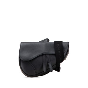Pre-Loved Dior Kim Jones Grained Calfskin Saddle Bag
